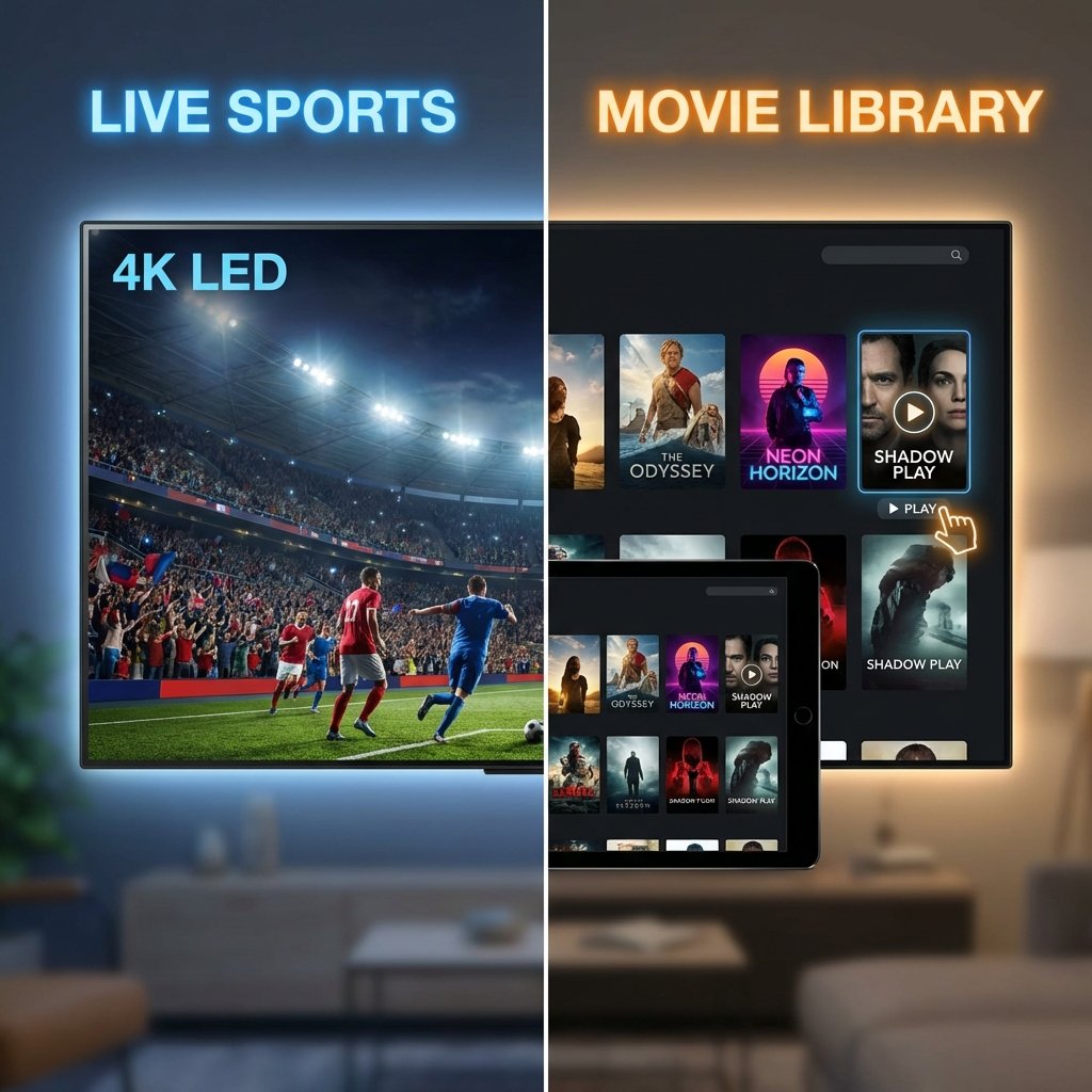 Plus que de la TV : Films, Séries et Sport en Haute Qualité